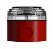 SIRENA EN54 MULTI SOUNDER & LED BEACON FA 12/24VDC RED WITH DEEP BASE