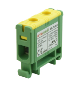 ARNOCANALI COMPACT 1 HOLE DIN TERMINAL 16MM YELLOW/GREEN