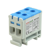 ARNOCANALI COMPACT 2 HOLE DIN TERMINAL 16MM BLUE