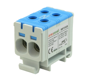 ARNOCANALI COMPACT 2 HOLE DIN TERMINAL 35MM BLUE