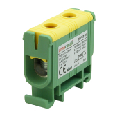 ARNOCANALI COMPACT 1 HOLE DIN TERMINAL 50MM YELLOW/GREEN