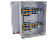 20 WAY 2.5MM/10MM DIN RAIL TERMINAL CONSUMER UNIT KIT PUSH-IN