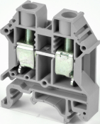 DINKLE DIN RAIL TERMINAL PHASE GREY 10MM