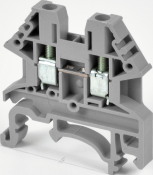 DINKLE DIN RAIL TERMINAL PHASE GREY 2.5MM