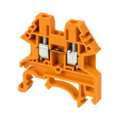 DINKLE DIN RAIL TERMINAL ORANGE 2.5MM