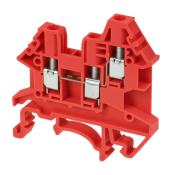DINKLE 3W DINRAIL TERMINAL RED 2.5MM