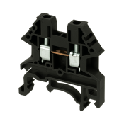 DINKLE DIN RAIL TERMINAL BLACK 2.5MM