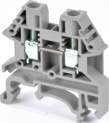 DINKLE DIN RAIL TERMINAL PHASE GREY 4MM