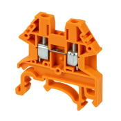 DINKLE DIN RAIL TERMINAL ORANGE 4MM