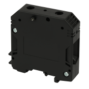 DINKLE DIN RAIL TERMINAL BLACK 50MM