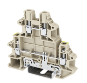 DINKLE 2+2W DIN RAIL TERMINAL 4MM WITH EARTH