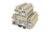 DINKLE 2+2W DIN RAIL TERMINAL 2.5MM WITH EARTH