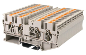 DINKLE FEED-THROUGH 4W DIN TERMINAL GREY 6MM