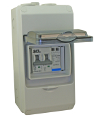 PLASTIC ENCLOSED 1PH SPD 230/400V 40KA + 2P 63A MCB