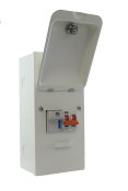 SCL SINGLE PHASE FUSED SWITCH WITH 63, 80 & 100A FUSES, LOCKABLE ENCLOSURE
