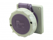SCL 20V 16A VIOLET INDUSTRIAL PANEL MOUNT SOCKET 2 PIN IP67