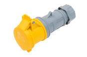SCL 110V 16A YELLOW INDUSTRIAL CONNECTOR 3 PIN IP44