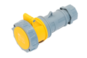 SCL 110V 16A YELLOW INDUSTRIAL CONNECTOR 3 PIN IP67