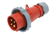 SCL 415V 16A RED INDUSTRIAL PLUG 4 PIN IP67