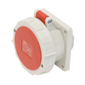 SCL 415V 16A RED INDUSTRIAL PANEL MOUNT SOCKET 5 PIN IP67