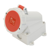 SCL 415V 16A RED INDUSTRIAL SURFACE MOUNT SOCKET 5 PIN IP67