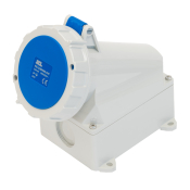 SCL 240V 32A BLUE INDUSTRIAL SURFACE MOUNT SOCKET 3 PIN IP67