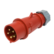 SCL 415V 32A RED INDUSTRIAL PLUG 5 PIN IP44