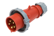 SCL 415V 32A RED INDUSTRIAL PLUG 5 PIN IP67