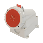 SCL 415V 32A RED INDUSTRIAL SURFACE MOUNT SOCKET 5 PIN IP67