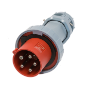 SCL 415V 63A RED INDUSTRIAL PLUG 5 PIN IP67