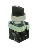 SCL 3 POSITION SELECTOR SWITCH SPRING RETURN LEFT 2 NO CONTAC
