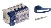 TELERGON SWITCH FUSE KIT 3P+N 80A + SWITCH HANDLE & SHAFT