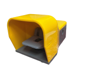 COMEPI FOOT SWITCH M20 1NO+NC YELLOW + SAFETY DEVICE SNAP
