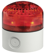 SOUNDER BEACON RED 90-240VAC JR FITTED WITH GREY DEEP BASE
