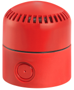 SIR-E RED SOUNDER 12-24VACDC WITH DEEP BASE