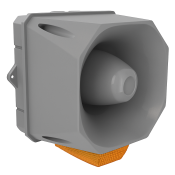 X10 MAXI SOUND/BEACON 10-60VDC 10-30VAC, GREY BASE IP69K AMB