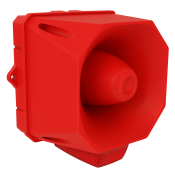 X10 MINI SOUNDER/BEACON 115-230VAC RED BASE IP69K RED