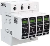 CITEL 3 PHASE+N TYPE 1+2 SPD IIMP 12.5KA UC=880VAC TNC-IT