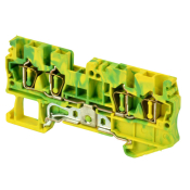 DINKLE SCREWLESS DIN EARTH TERM 2.5MM 4 CONDUCTOR
