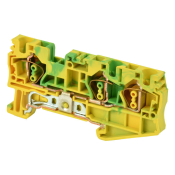 DINKLE SCREWLESS DIN EARTH TERM 4MM 3 CONDUCTOR