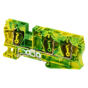 DINKLE SCREWLESS DIN EARTH TERM 6MM 3 CONDUCTOR
