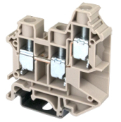 DINKLE 3W DIN RAIL TERMINAL GREY 10MM