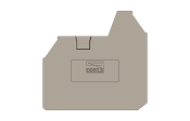DINKLE 10MM 3W TERMINAL END COVER GREY