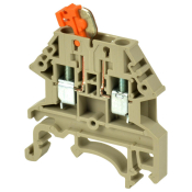 DINKLE DISCONNECT DIN RAIL TERMINAL GREY 4MM