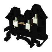 DINKLE 3W DIN RAIL TERMINAL BLACK 4MM