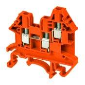 DINKLE 3W DIN RAIL TERMINAL ORANGE 4MM