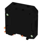 DINKLE DIN RAIL TERMINAL BLACK 50MM