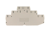 DINKLE FEED-THROUGH 3+3W DIN TERM END COVER GREY 2.5MM