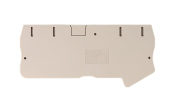 DINKLE FEED-THROUGH 4W DIN TER END COVER GREY 2.5MM