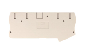 DINKLE FEED-THROUGH 4W DIN TER END COVER GREY 6MM